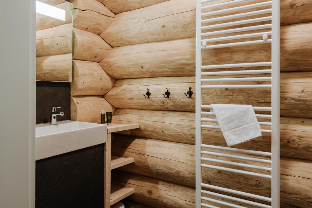 Koupelna v ubytování Clofers Leisure Lodges Jenig