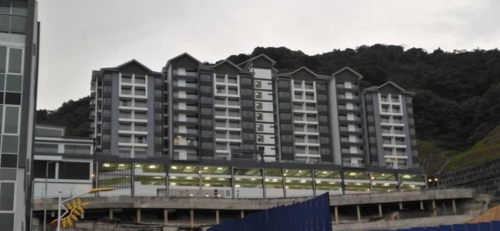 Nespecifikovaný výhled na hory nebo výhled na hory při pohledu z apartmánu