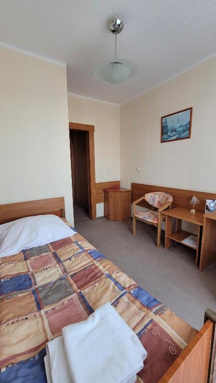Postel nebo postele na pokoji v ubytování Geovita Dąbki