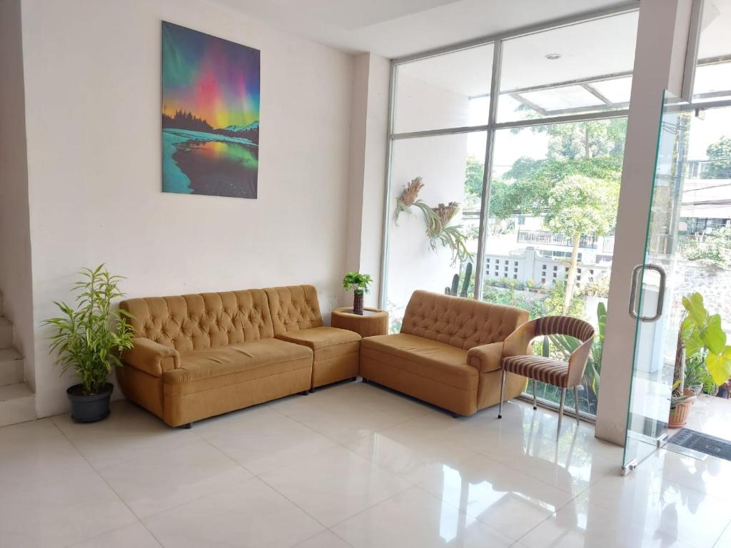 Area soggiorno di The Aurora by Makati