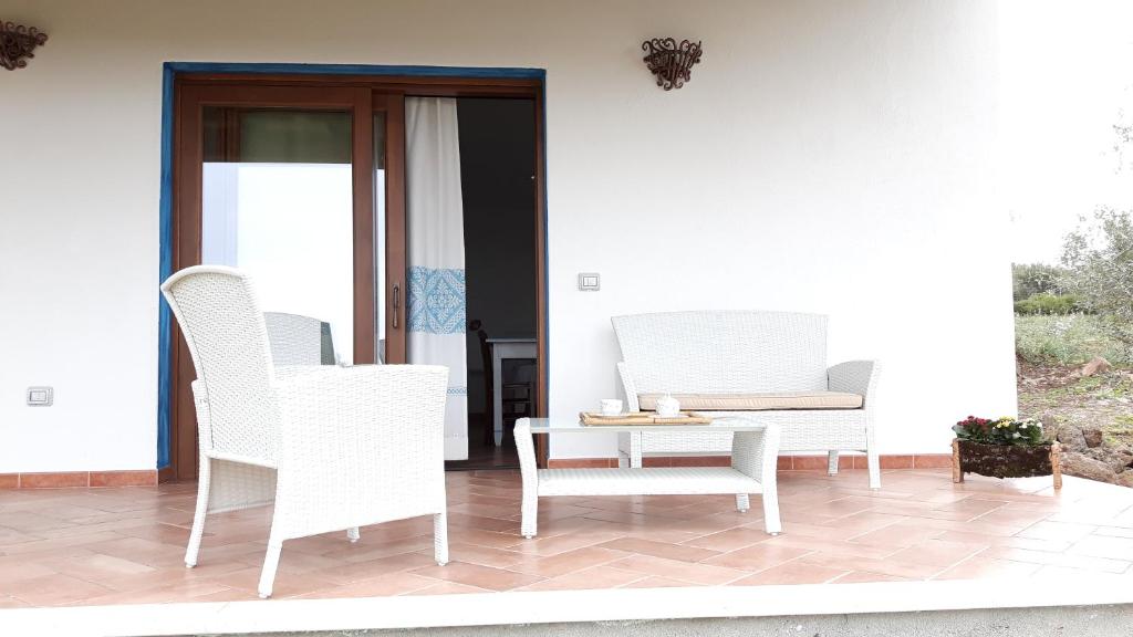 Posezení v ubytování Agriturismo Su Barcu