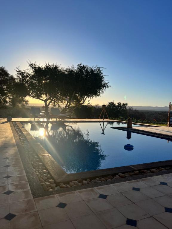Bazén v ubytování Villa Manzar piscine chauffée nebo v jeho okolí