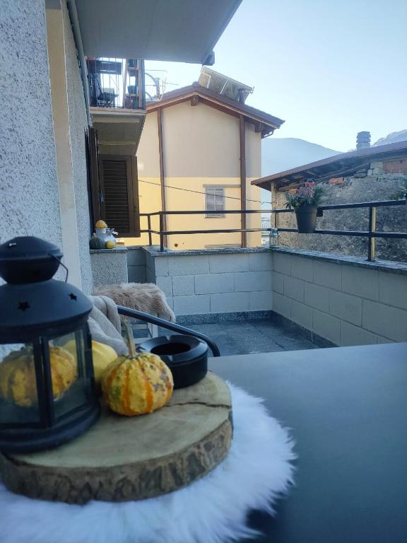 Balkón nebo terasa v ubytování Ca Borgo Alpino