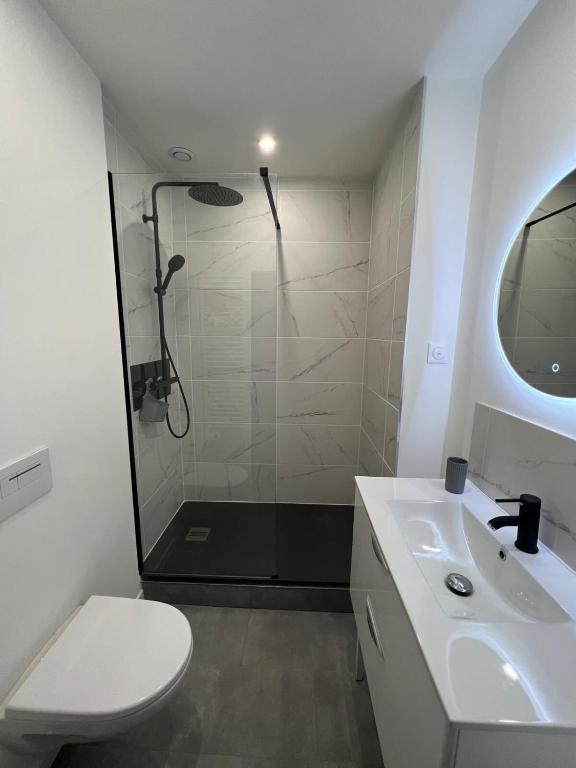 Kúpeľňa v ubytovaní Casa Faro -T2 -Hyper Centre Brive -Rue Commerçante