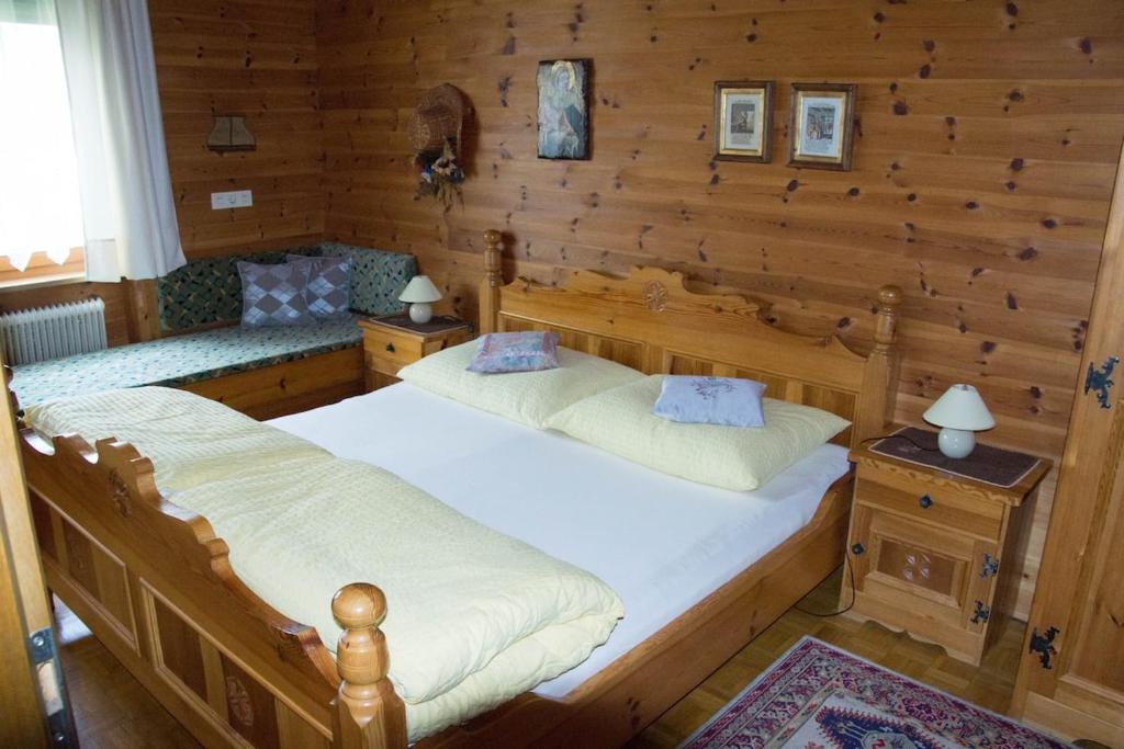 Postel nebo postele na pokoji v ubytování HausHell