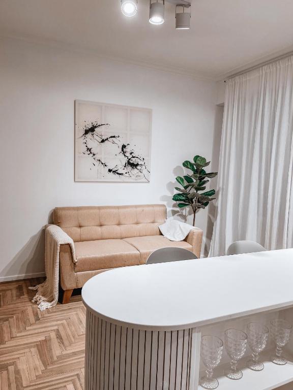 Χώρος καθιστικού στο Brown