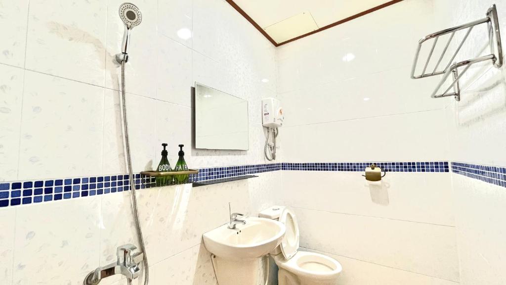 Koupelna v ubytování SNUG·NINE Hotel
