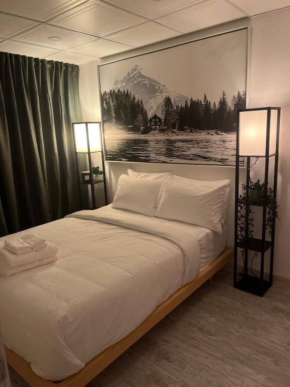 Postel nebo postele na pokoji v ubytování Villa Experience Nature Le Nid