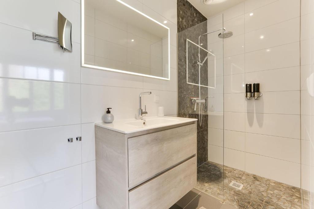 Koupelna v ubytování Hotel Oranjestaete