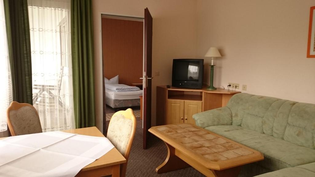 TV a/nebo společenská místnost v ubytování Hotel Park Eden