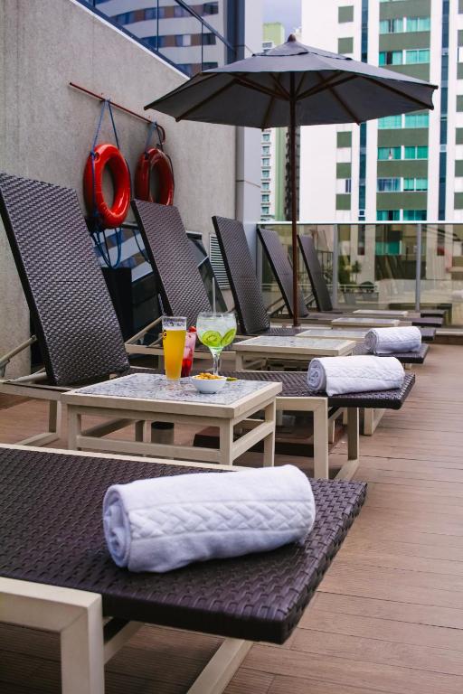 Uma varanda ou terraço em Holiday Inn Belo Horizonte Savassi by IHG
