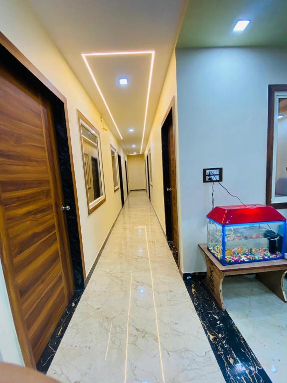 Postel nebo postele na pokoji v ubytování Hotel Agra YS Taj Hotel