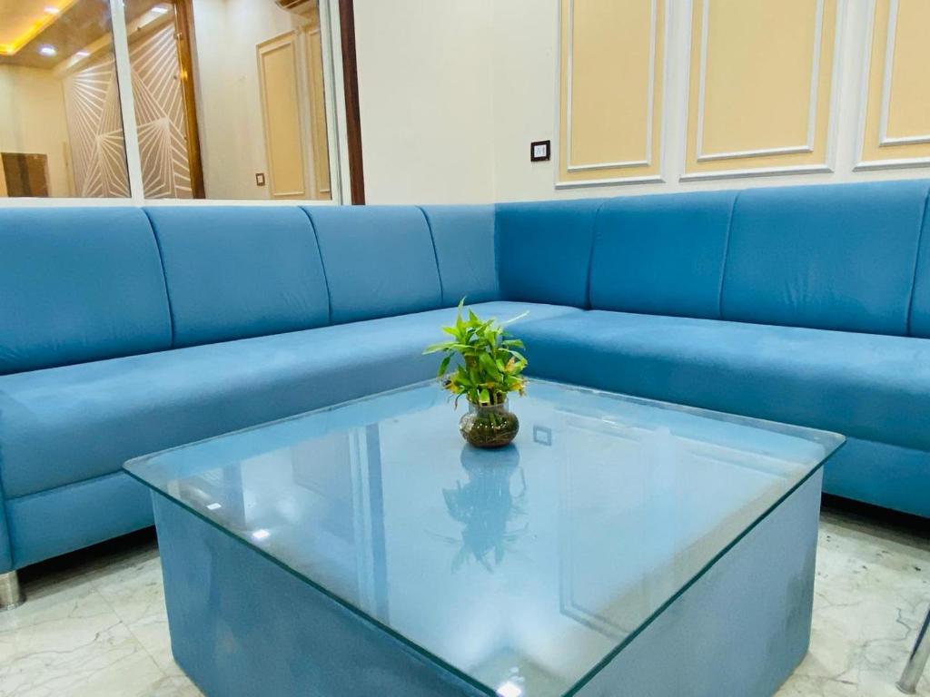 Posezení v ubytování Hotel Agra YS Taj Hotel