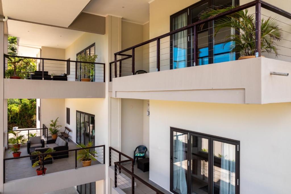 Balkón nebo terasa v ubytování Aran Apartments