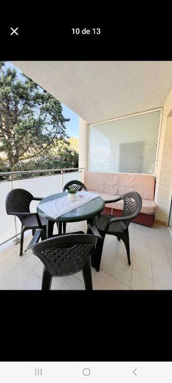 Posezení v ubytování Apartamento junto al mar
