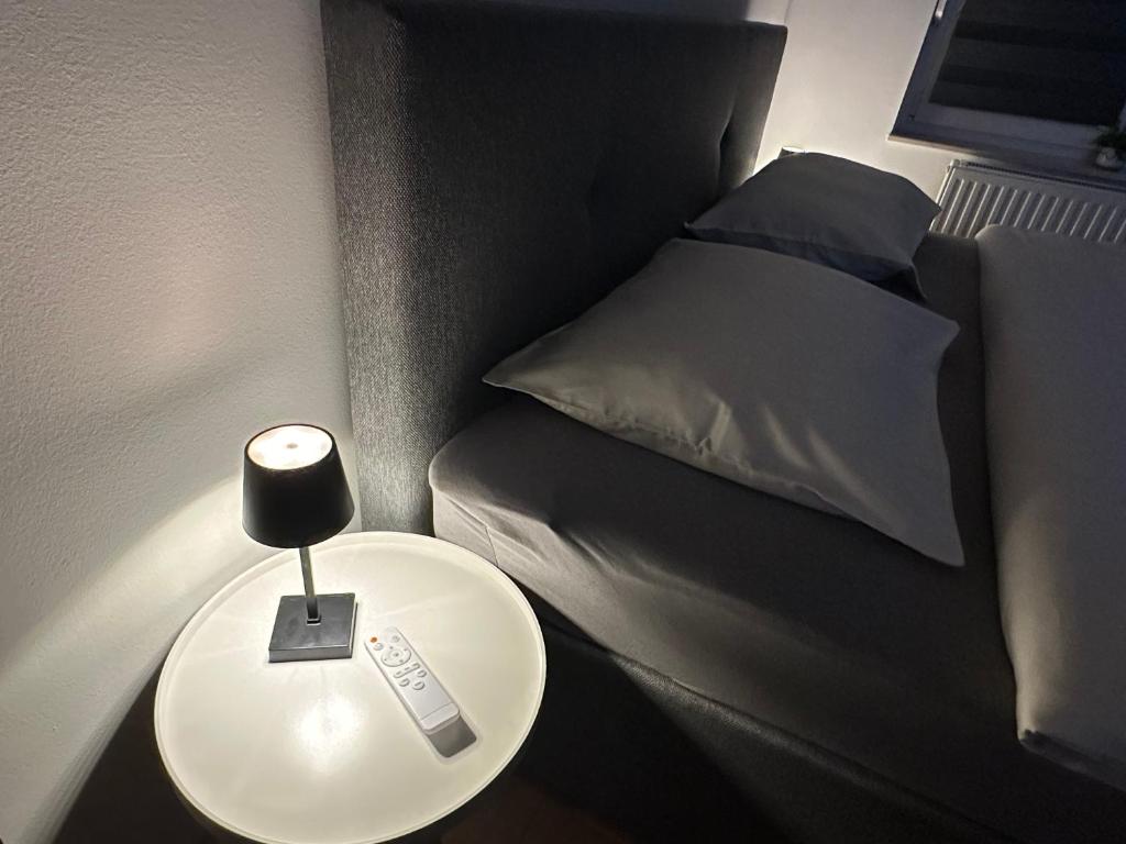 Ένα ή περισσότερα κρεβάτια σε δωμάτιο στο Studio apartman SKY