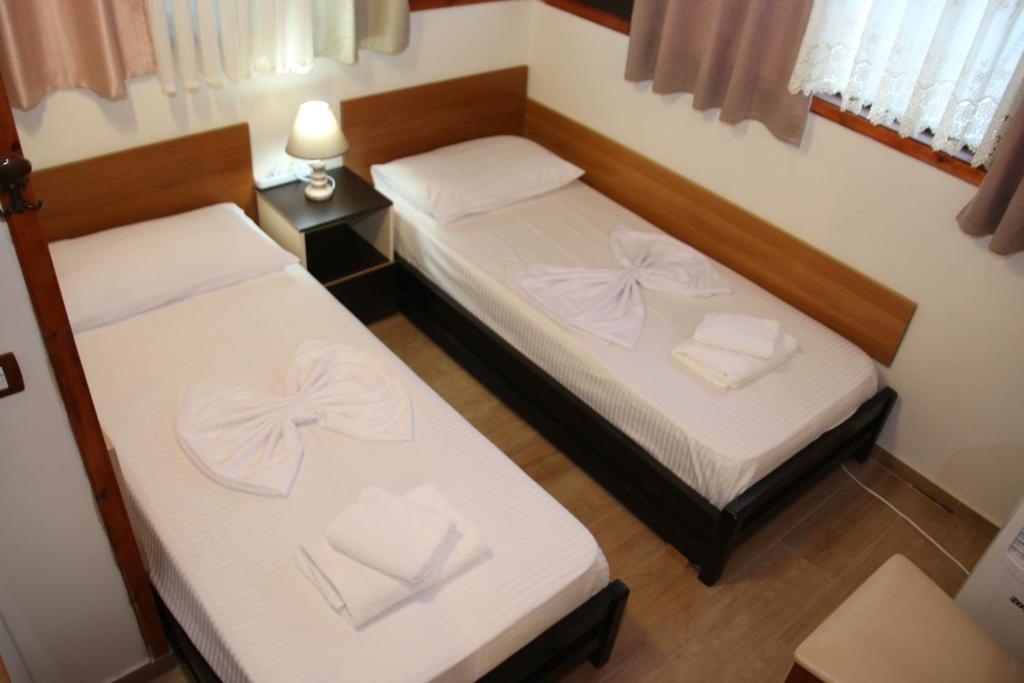 Postel nebo postele na pokoji v ubytování 2 Kitarat BB