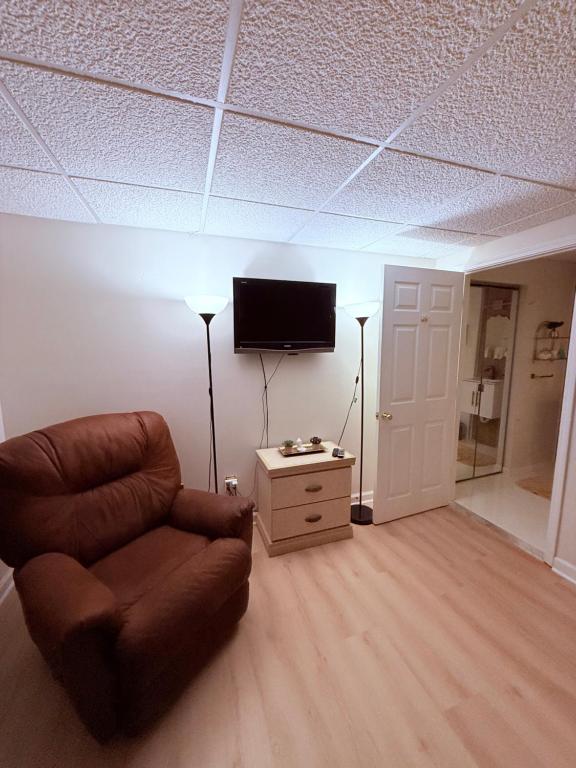 TV a/nebo společenská místnost v ubytování Oasis Zen Space in Kennesaw