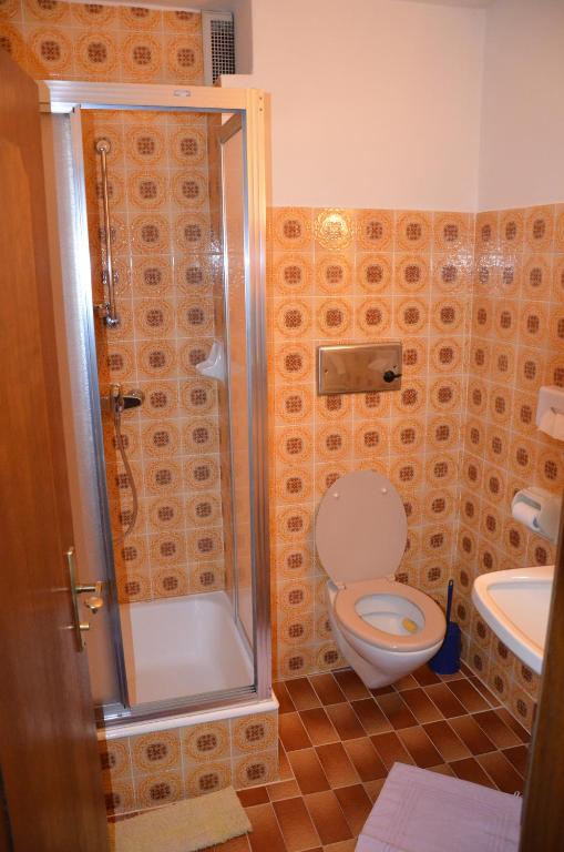 Koupelna v ubytování Hotel-Garni Kaiserhof