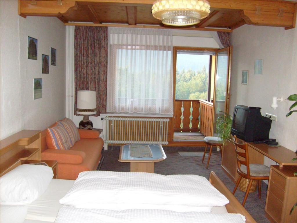 Posezení v ubytování Schwarzwald-Gasthof Hirsch