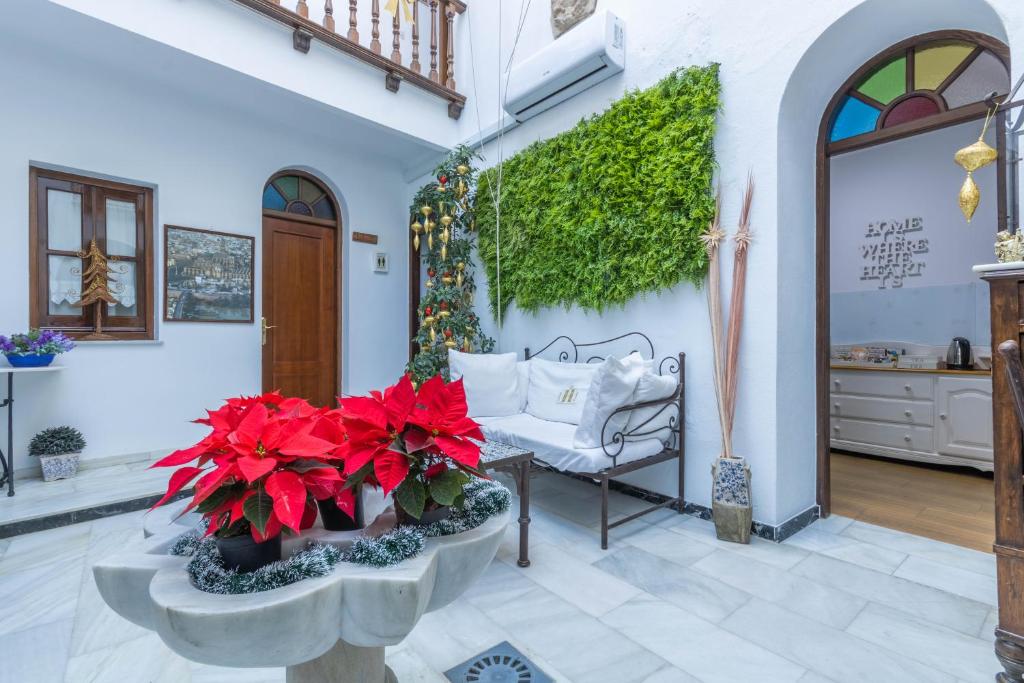 Balkón nebo terasa v ubytování Hostel Mayflowers
