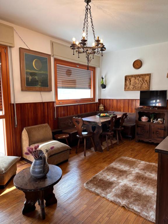 Posezení v ubytování Casa panoramica