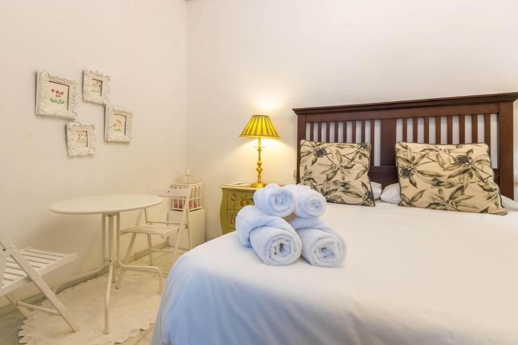 Postel nebo postele na pokoji v ubytování Hostel Mayflowers