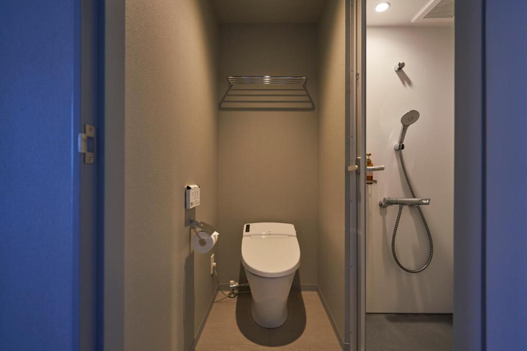 Koupelna v ubytování Mito Sannomaru Hotel