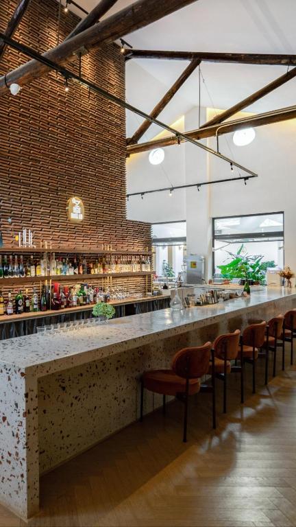 Lounge nebo bar v ubytování YiXi Designe Hotel - Xi'an Bell Tower & Ming City Wall & T'ang Dynasty Ever-Bright City