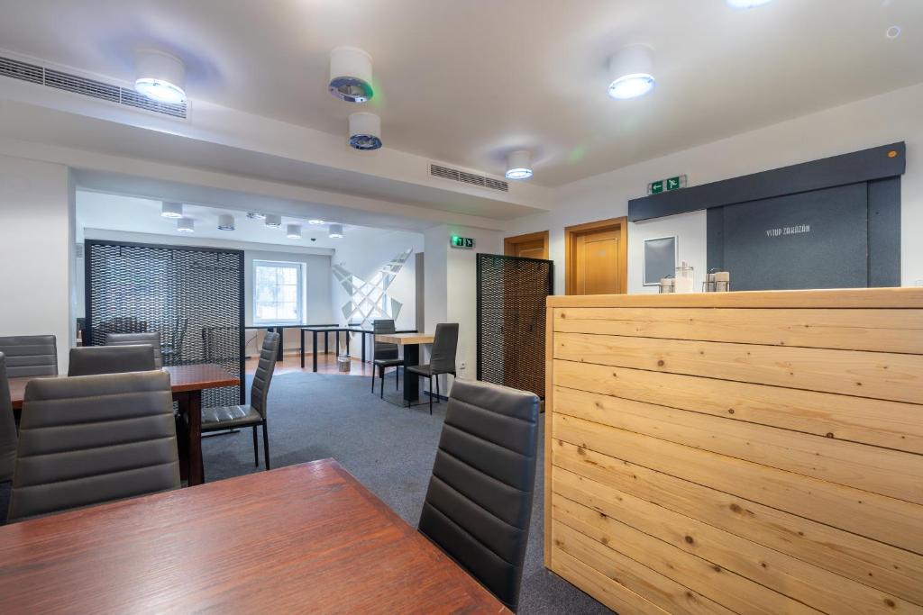 Posezení v ubytování Hotel Garni Orlova