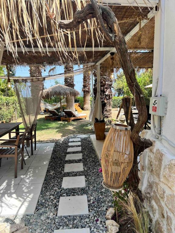 Patio nebo venkovní prostory v ubytování Ancient Pydna Paradise