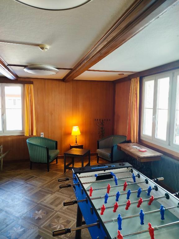 Herní místnost v ubytování Sonnenhof Wengen - First Hotel of Wengen