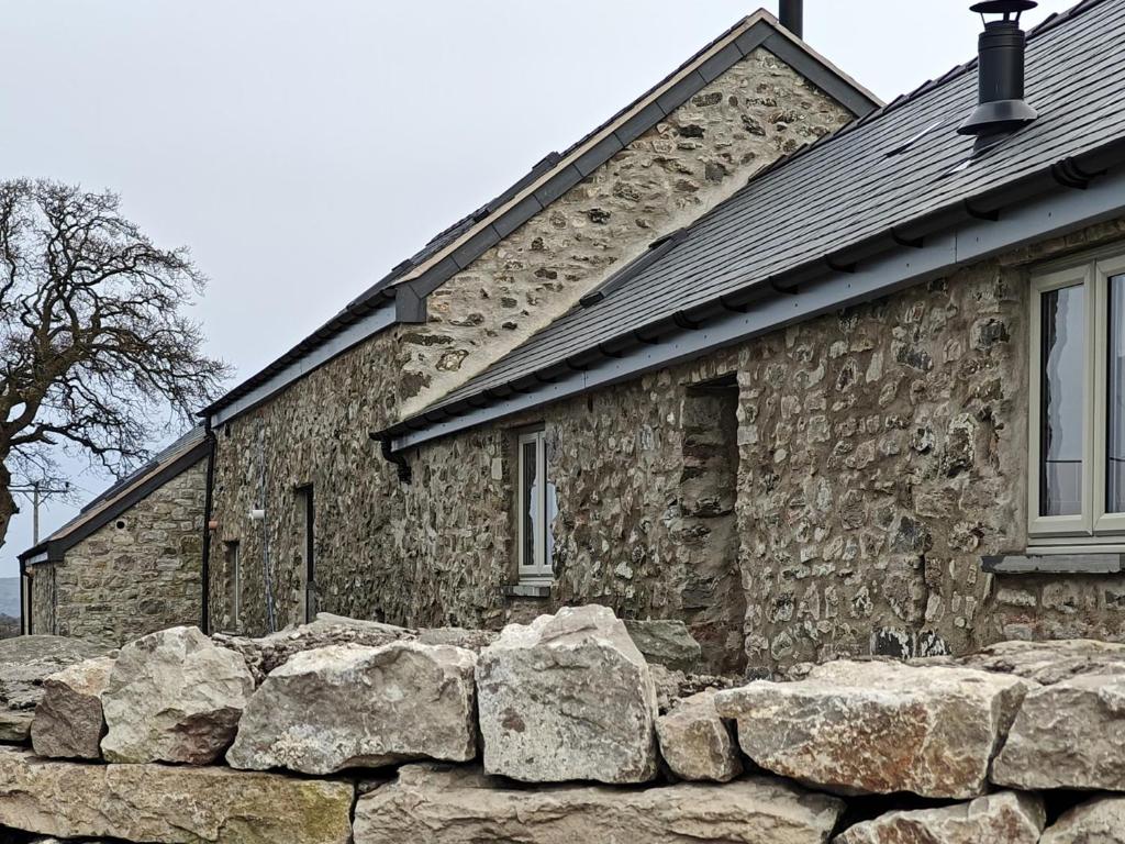 Bygningen som feriehuset ligger i