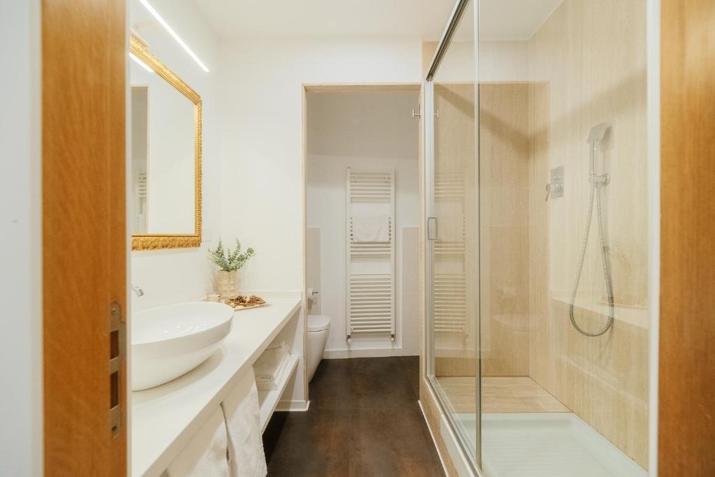 Kúpeľňa v ubytovaní Residence Degli Aranci - Casêta