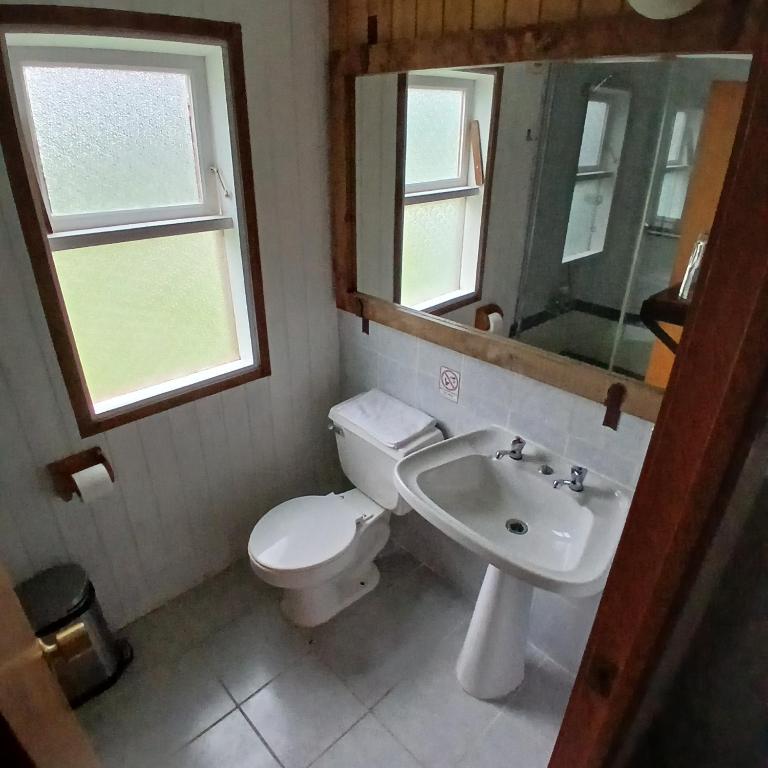 Koupelna v ubytování Hotel Mi Casa
