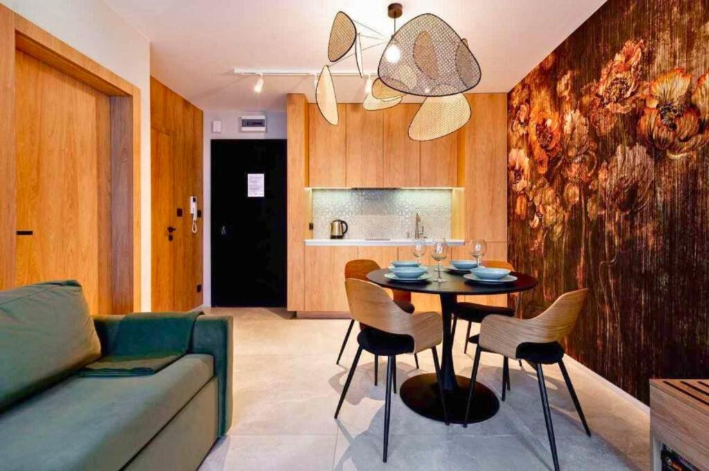 Χώρος καθιστικού στο Apartament Wood Design