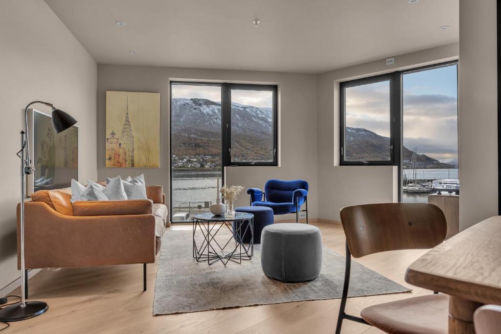 Nespecifikovaný výhled na hory nebo výhled na hory při pohledu z apartmánu