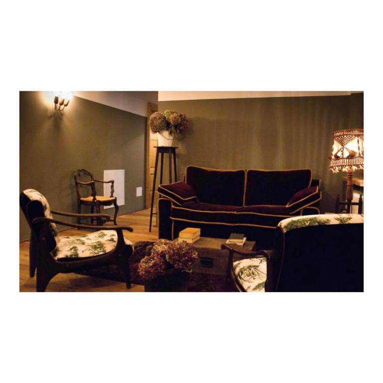 A seating area at Maison Bérard