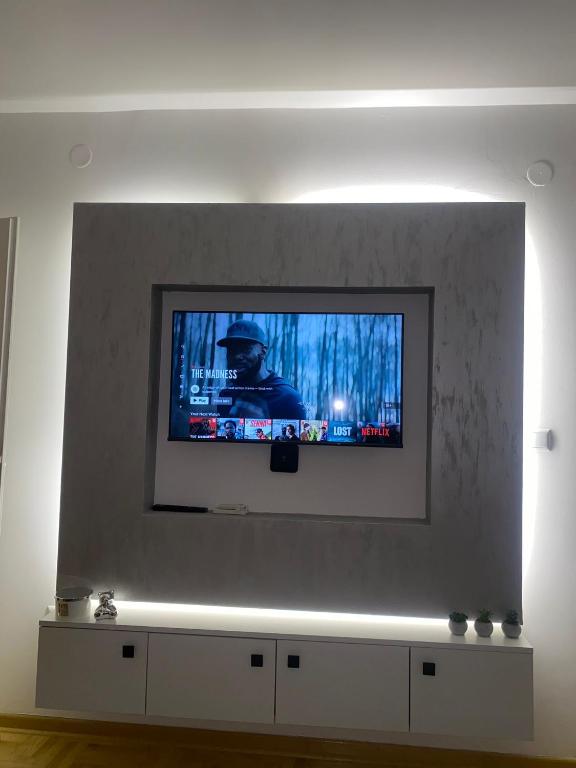 TV a/nebo společenská místnost v ubytování Apartman Filip