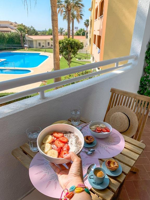 Albufeira Central Studio w swim pool and Seaview