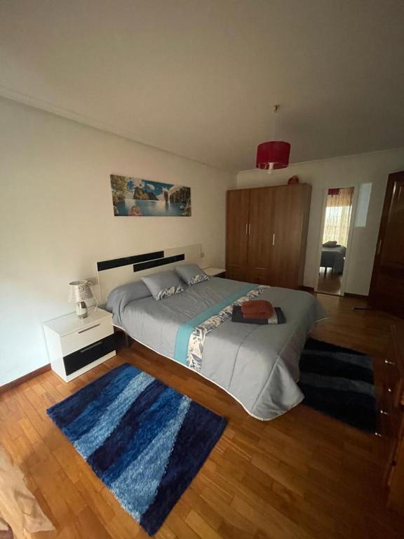 A bed or beds in a room at A casiña do Rodri