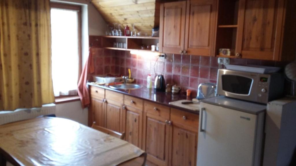 Kuchyňa alebo kuchynka v ubytovaní Kerámiapark Guesthaus