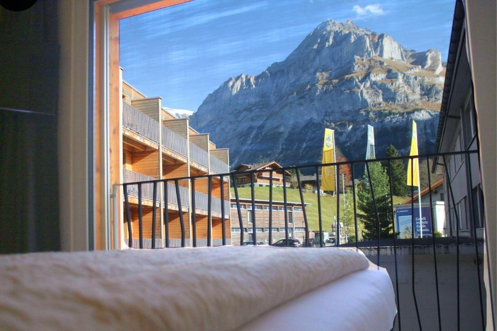 Nespecifikovaný výhled na hory nebo výhled na hory při pohledu z hotelu