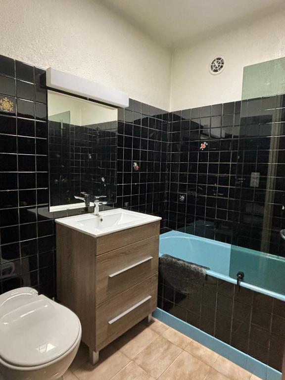 Kúpeľňa v ubytovaní L'AIGLON appartement