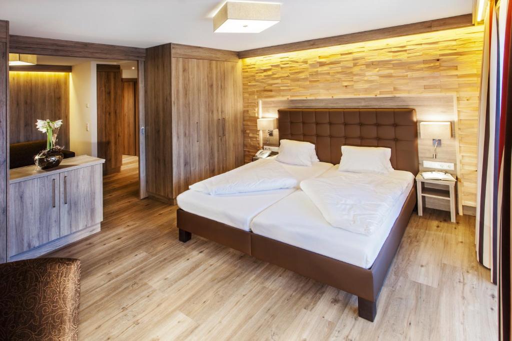 Voodi või voodid majutusasutuse Hotel am Reiterkogel toas