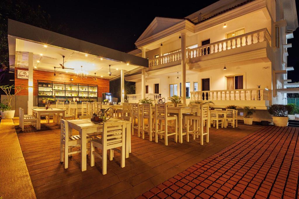 Restaurace v ubytování Casa Ahaana Resort Vagator, By Lavin Hotels