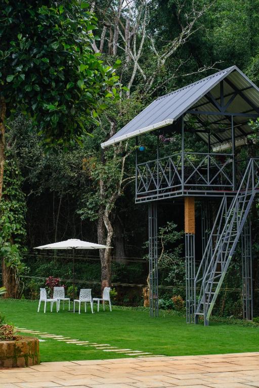 Zahrada ubytování Misty Forest Resort Wayanad
