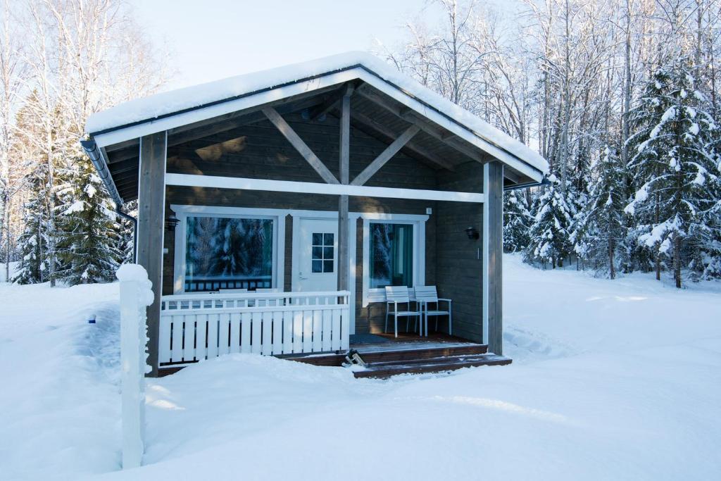 Kajaani Cottages v zimě