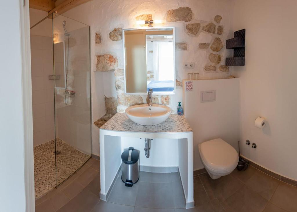 Kúpeľňa v ubytovaní Villa Mora
