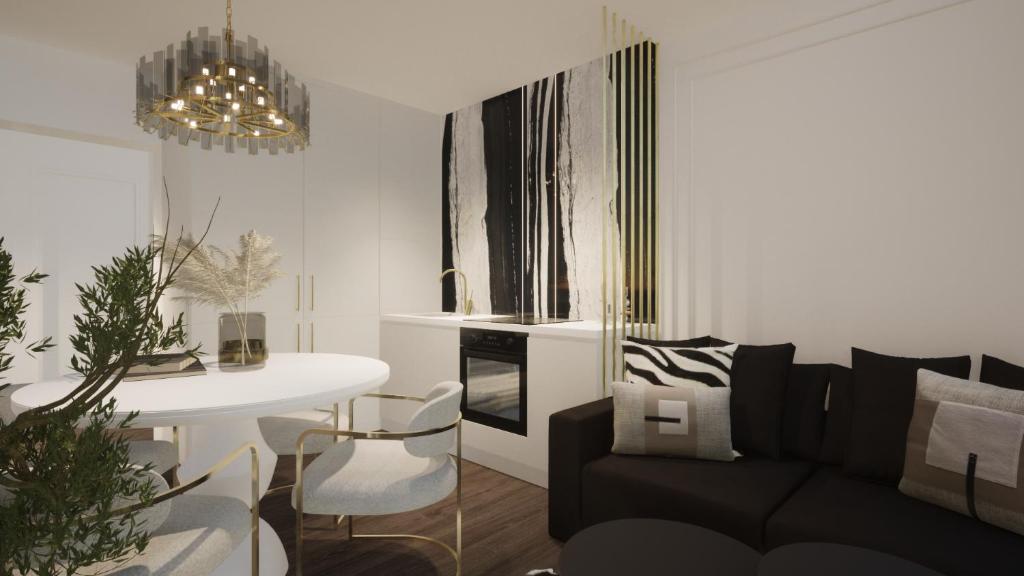 Posedenie v ubytovaní Wita Stwosza 14 Apartment - Check-In 20h - Parking